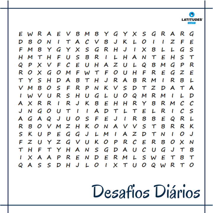 Desafios Sopa de Letras