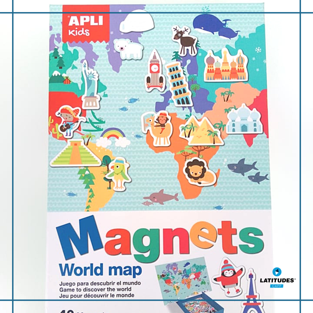 Mapa mundo magnético