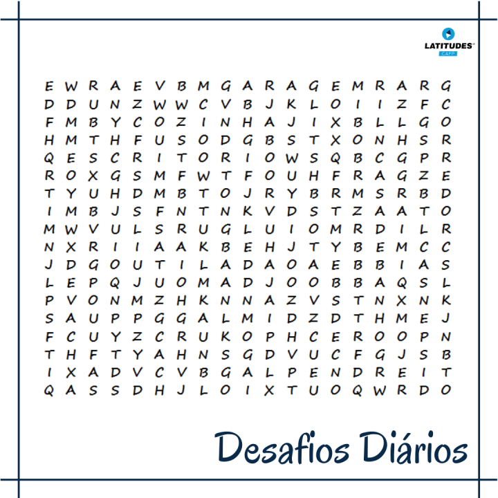 Desafios Sopa de Letras